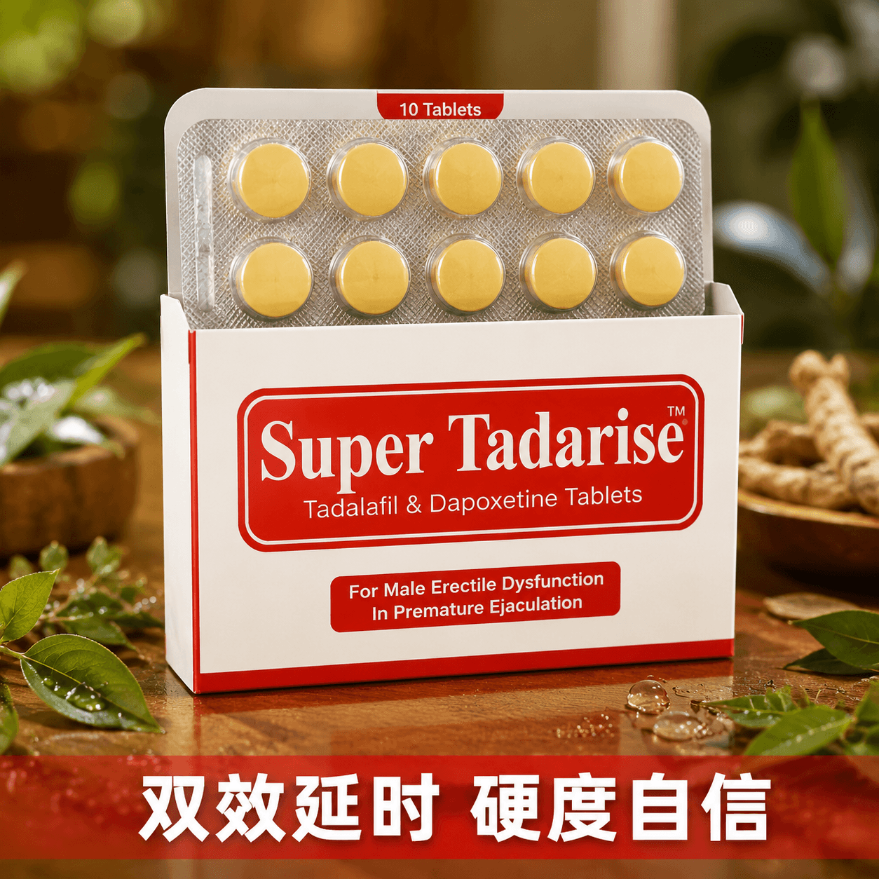 亲测犀利士双效片Super Tadarise，ED早泄治疗的真实性价比