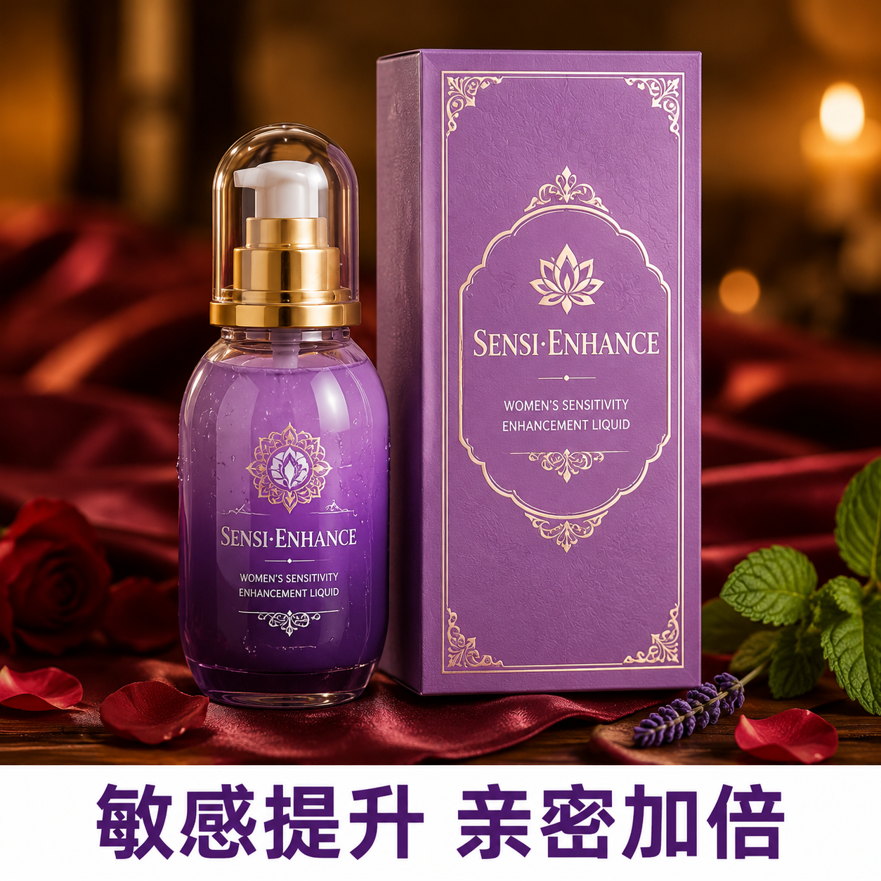 老婆试女性快感液30ml高潮液，敏感提升的真实过程