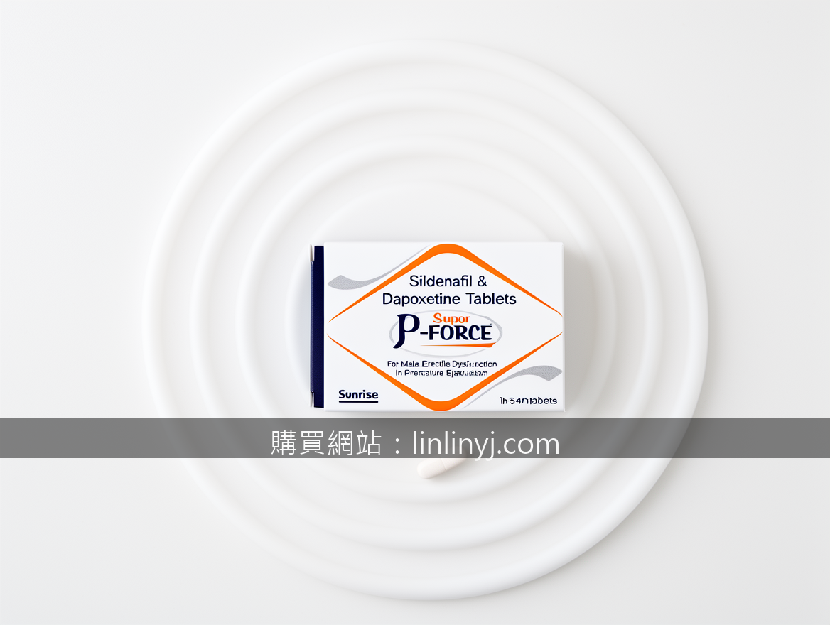 OVERHEAD FLAT LAY Instagram style. Place the P-Force Sildenafil & Dapoxetine Tab